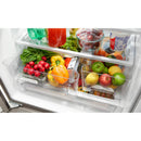 Whirlpool 30-inch, 19.7 cu.ft. Freestanding French 3-Door Refrigerator with Exterior Water Dispenser with EveryDrop® Filtration WRF560SEHV IMAGE 4