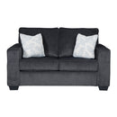 Signature Design by Ashley Altari Stationary Fabric Loveseat 8721335 IMAGE 1