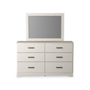Signature Design by Ashley Stelsie 6-Drawer Dresser with Mirror B2588-31/B2588-36 IMAGE 2