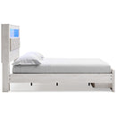Signature Design by Ashley Altyra Queen Upholstered Bookcase Bed with Storage B2640-65/B2640-54S/B2640-95/B100-13 IMAGE 3