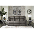 Signature Design by Ashley First Base Reclining Leather Look Sofa 6880488C IMAGE 6