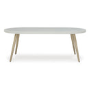 Signature Design by Ashley Seton Creek P798-625 Oval Dining Table with Umbrella Option IMAGE 2
