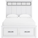 Benchcraft Ashbryn Queen Panel Bed with Storage B844-57/B844-54S/B844-97 IMAGE 2