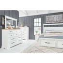 Benchcraft Ashbryn B844B5 California King Panel Storage Bed IMAGE 9