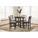 Signature Design by Ashley Langwest 5 pc Counter Height Dinette D422-223 IMAGE 3