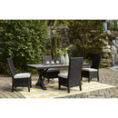  Signature Design by Ashley Beachcroft P792-625 Rectangular Dining Table with Umbrella Option IMAGE 15