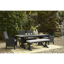  Signature Design by Ashley Beachcroft P792-625 Rectangular Dining Table with Umbrella Option IMAGE 18