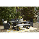  Signature Design by Ashley Beachcroft P792-625 Rectangular Dining Table with Umbrella Option IMAGE 19