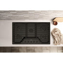 Whirlpool 36-inch Built-in Gas Cooktop with EZ-2-Lift™ Hinged Cast-Iron Grates WCGK5036PB IMAGE 7