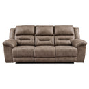 Signature Design by Ashley Stoneland Power Reclining Leather Look Sofa 3990587C IMAGE 1
