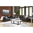 Signature Design by Ashley Amiata Stationary Leather Match Sofa 5740538C IMAGE 14