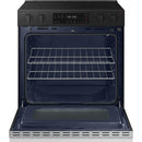  Samsung 6.3 cu. ft. Bespoke Smart Slide-In Electric Range NSE6DG8100SR/AC IMAGE 5