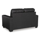 Benchcraft Barlin Mills Stationary Leather Look Loveseat 1700435 IMAGE 4