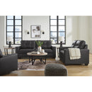Benchcraft Barlin Mills Stationary Leather Look Loveseat 1700435 IMAGE 9