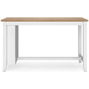 Signature Design by Ashley Gesthaven Counter Height Dining Table with Trestle Base D398-13 IMAGE 2