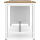 Signature Design by Ashley Gesthaven Counter Height Dining Table with Trestle Base D398-13 IMAGE 4
