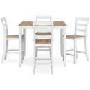 Signature Design by Ashley Gesthaven 5 pc Counter Height Dinette D398-223 IMAGE 2