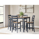 Signature Design by Ashley Gesthaven 5 pc Counter Height Dinette D399-223 IMAGE 3