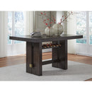 Signature Design by Ashley Burkhaus Counter Height Dining Table with Trestle Base D984-32 IMAGE 4