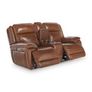  Signature Design by Ashley Healy Pier U1120418 Power Reclining Loveseat with Console and Adjustable Headrest IMAGE 2