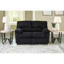 Signature Design by Ashley SimpleJoy Stationary Fabric Loveseat 2420435 IMAGE 5