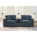 Signature Design by Ashley Modmax Stationary Fabric Loveseat with Console 9212164/9212127/9212165 IMAGE 2
