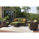 Signature Design by Ashley Horizon Hall P572-821 Swivel Lounge with  Cushion IMAGE 12