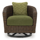 Signature Design by Ashley Horizon Hall P572-821 Swivel Lounge with  Cushion IMAGE 2