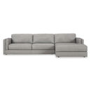 Signature Design by Ashley Amiata Leather Match 2 pc Sectional 5740466C/5740417C IMAGE 2