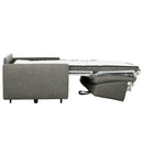 Primo International Benito Fabric Full Sofabed BENITO-SOFABED-STONE IMAGE 4