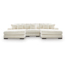  Signature Design by Ashley Lindyn 21104S18 3 pc Sectional with Double Chaise IMAGE 1