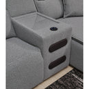 Signature Design by Ashley Modmax 65906S28 6 pc Reclining Sectional with Chaise and Audio Console IMAGE 5