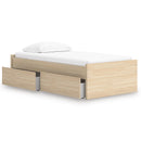  Signature Design by Ashley Onita EB9632B7 Twin Platform Bed with 1 Side Storage IMAGE 2
