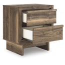 Signature Design by Ashley Chirason PCB3367-92 Two Drawer Night Stand IMAGE 2