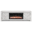 Signature Design by Ashley Cayboni W3788W1 71" TV Stand with Electric Fireplace IMAGE 2