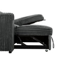 Primo International Arabella Fabric Sofabed Arabella Sofabed - Opulence Dark Grey IMAGE 15