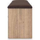  Signature Design by Ashley Kinlanni PCB1360-09 Bedroom Upholstered Storage Bench IMAGE 6