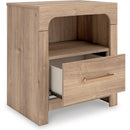  Signature Design by Ashley Kinlanni PCB1360-91 One Drawer Night Stand IMAGE 2