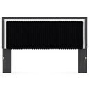  Signature Design by Ashley Zuraleus PCB3380-58 King Upholstered Panel Headboard IMAGE 2