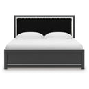  Signature Design by Ashley Zuraleus PCB3380B10 King Upholstered Platform Bed IMAGE 5