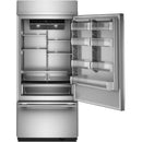 KitchenAid 36-inch, 20.8 cu. ft. Built-in Bottom Freezer Refrigerator KBBR336SPS IMAGE 2