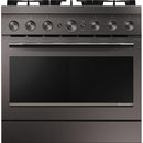 KitchenAid 36-inch Freestanding Commercial-Style Dual-Fuel Range KFDS936SBE IMAGE 1