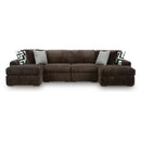 Signature Design by Ashley Midnight-Madness 98104S18 4 pc Double Chaise Sectional IMAGE 1