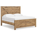  Signature Design by Ashley Maystonna PCB1580B6 King Crossbuck Panel Bed IMAGE 1