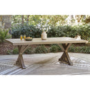  Signature Design by Ashley Laguna Heights PCP790-625 Rectangular Dining Table with Umbrella Option IMAGE 4