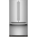  KitchenAid 36-inch, 20 cu. ft. French 3-Door Refrigerator KRFC136SPS IMAGE 1