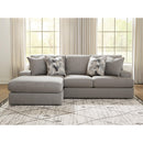  Benchcraft Lindon Fabric 2 pc Sectional 8470416/8470456 IMAGE 2