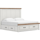  Signature Design by Ashley Savonport King Panel Bed with Storage B100-14/B4615-56S/B4615-58/B4615-95 IMAGE 1