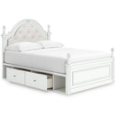  Signature Design by Ashley Kozlani Full Upholstered Panel Bed with Storage B100-12/PCB1819-187/PCB1819-50/PCB1819-50/PCB1819-84 IMAGE 3
