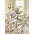  Signature Design by Ashley Square Larawyn Counter Height Dining Table PCD575-13 IMAGE 9